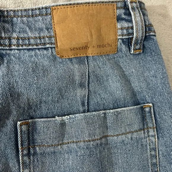 Anthropologie seventy + mochi Mabel high waisted wide leg jeans - Picture 11 of 16